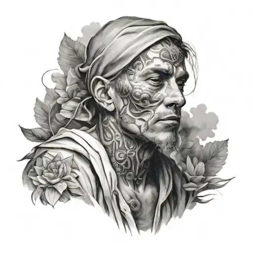 Forearm Sleeve Tattoo Realistic Portrait