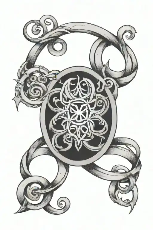 Psychology Symbol Intertwined