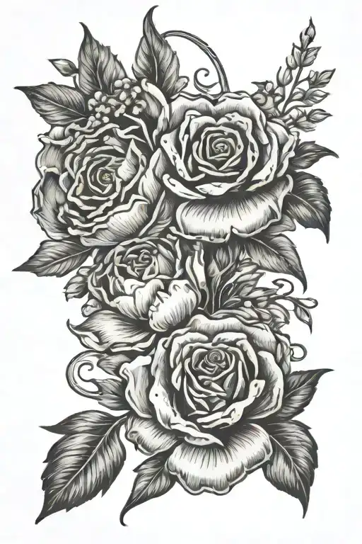 Birth Flowers Intertwined