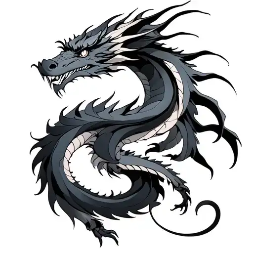 Dragon Art Of Kandinsky Composition Inspired