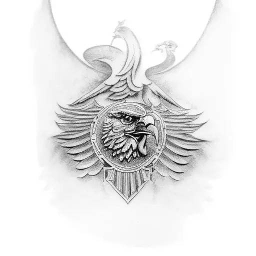 Roman Imperial Eagle Upper Arm Sleeve