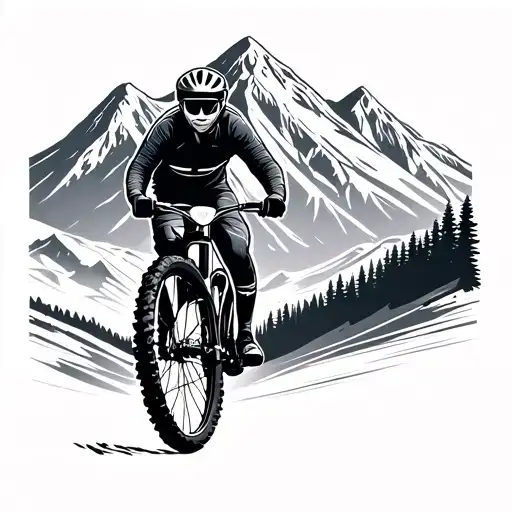 Mountain And Bike
