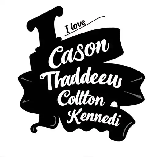 Names I Love Cason Thaddeus Colton Kennedi