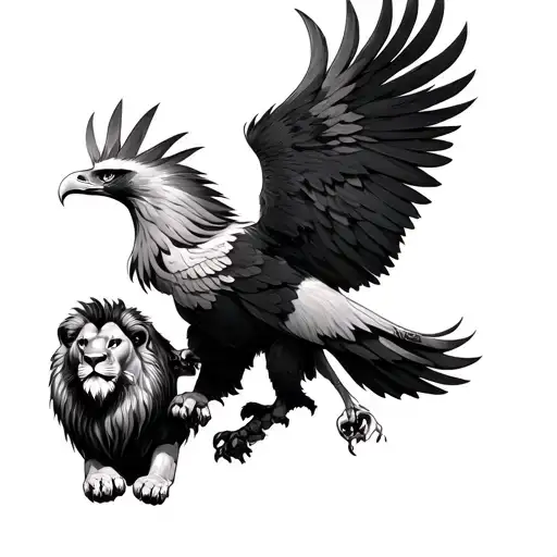 Albanien Eagle With A Lion