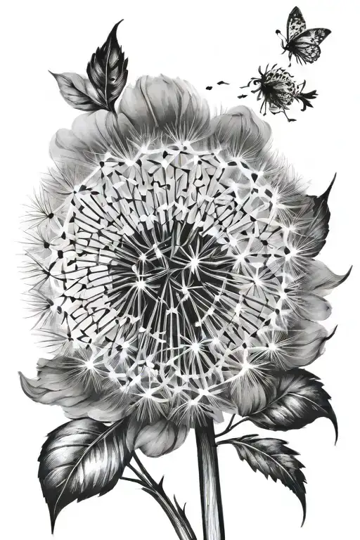 Dandelion Blowing
