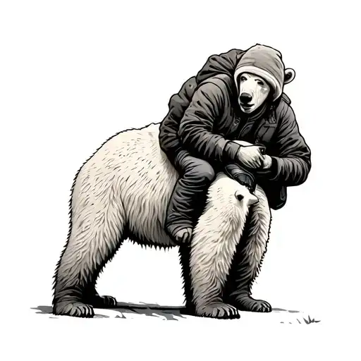 Boyfriend Riding A Polar Bear