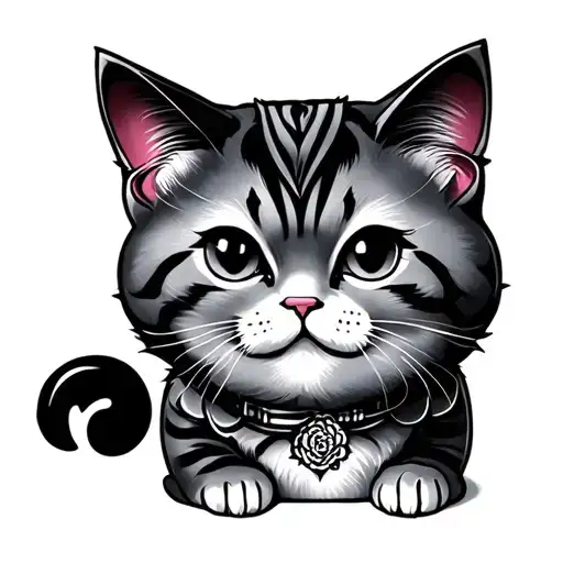 Lucky Cat With A Winning