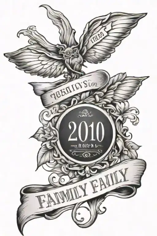 Birthdates Of Both Parents And The Word Family In The Background Of The Dates