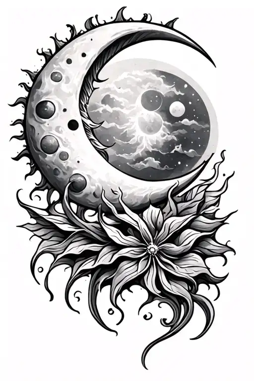 Sun And Moon Sleeve