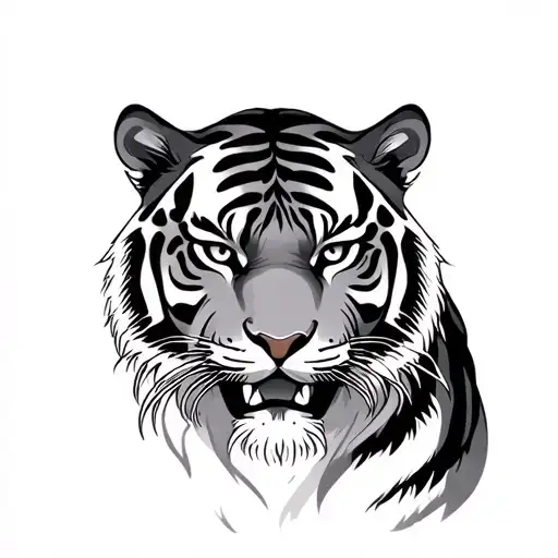 Make A Tattoo With Tiger Japan Culture