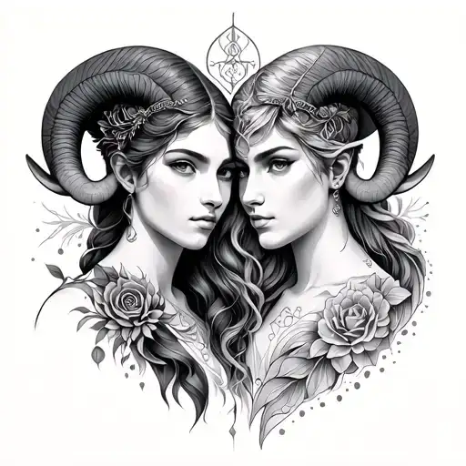 Zodiac Aries & Virgo Sign Couple
