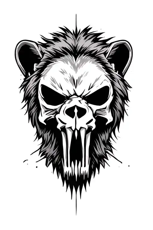 Punisher Inside Lion Head