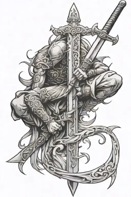 Downward Facing Sword