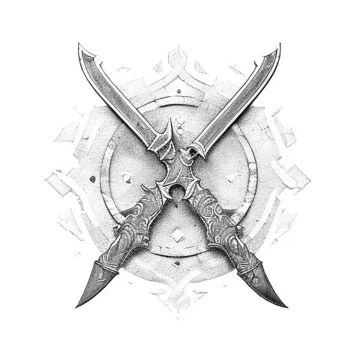 A Powerful Warrior Wielding A Legendary Weapon