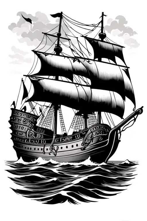 Dean Harmony Pirate Ship Sailing