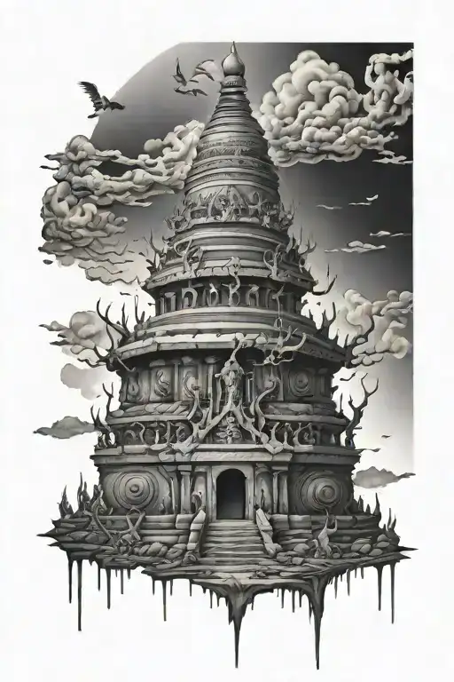 Stupa Birth Decay Dead Heaven