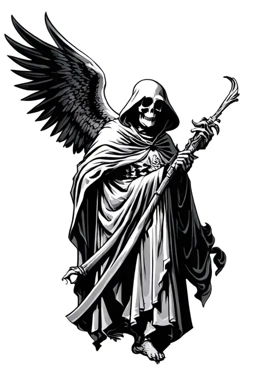 Grim Reaper And A Angle