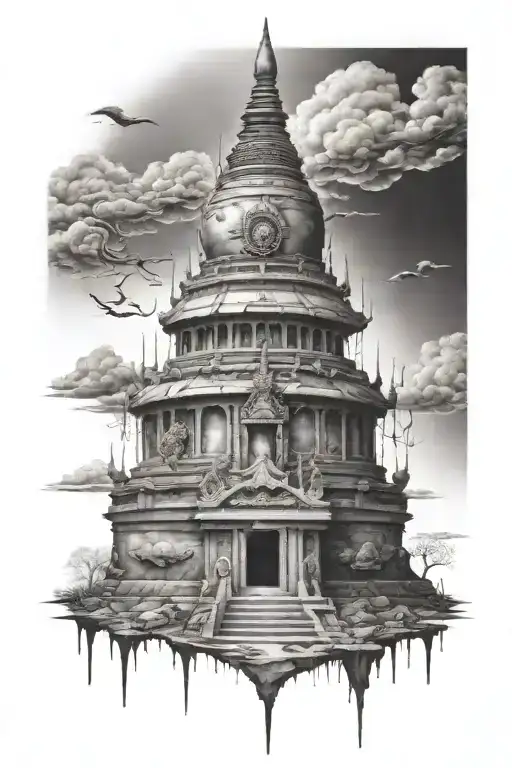 Stupa Birth Decay Dead Heaven