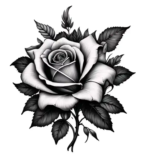 Rose And Lily Flower Hand And Filorearm 3D