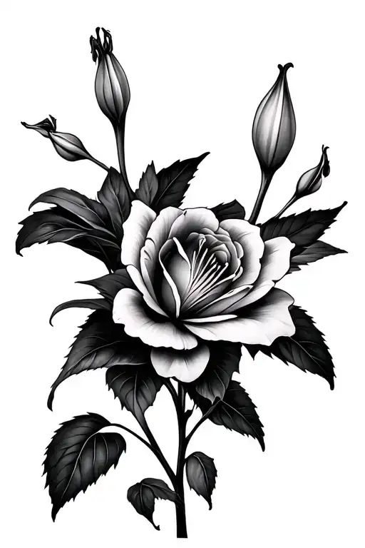 Lily With Rosery Wrapped