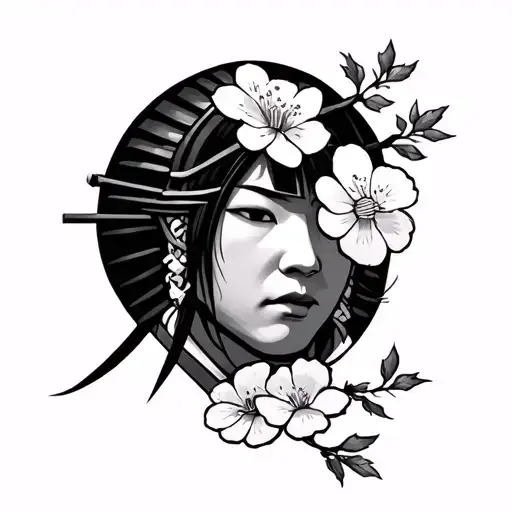 Samurai Cherry Blossoms