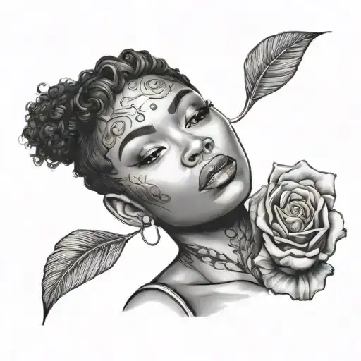 Black Woman Short Hair