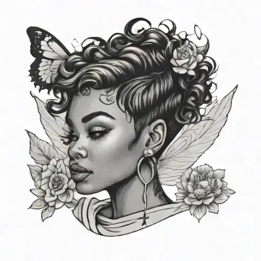 Black Woman Pixie Hair