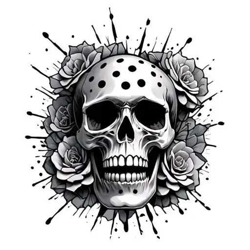 Skull Polka Trash