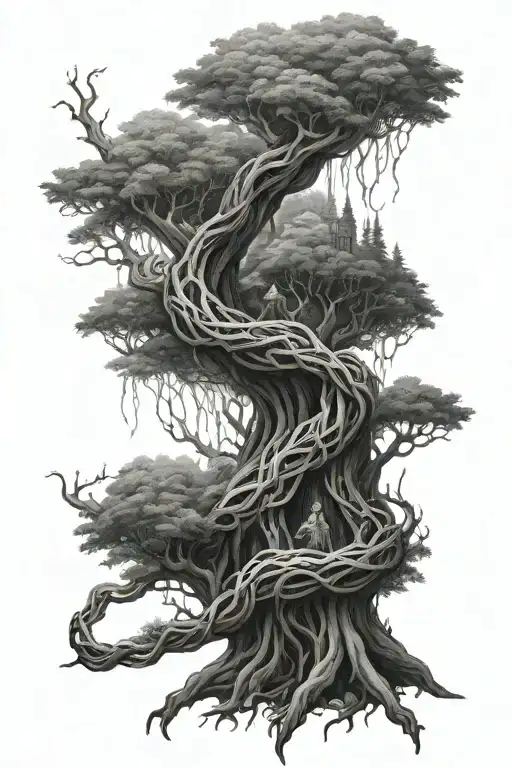 Forest Lord Of The Rings Intertwined