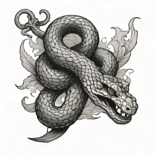 Snake Circling Biceps