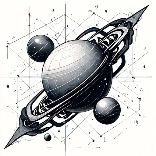 Geometric Maths Space Aries