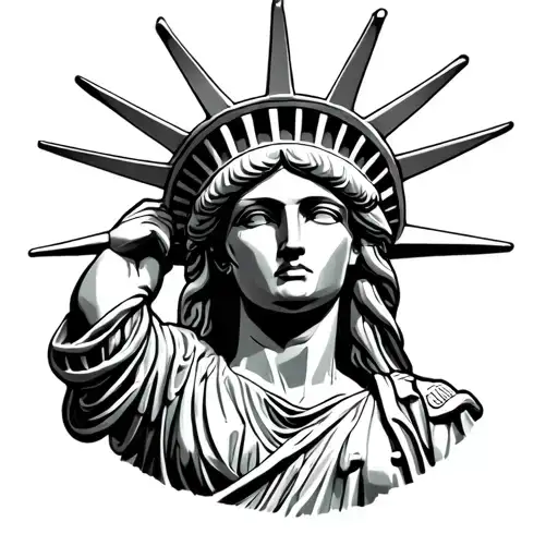 Mexican Statue Liberty Instead Of Bones