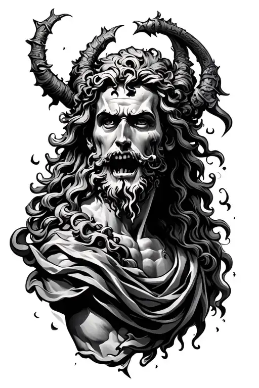 Scary Aquarius Greek God