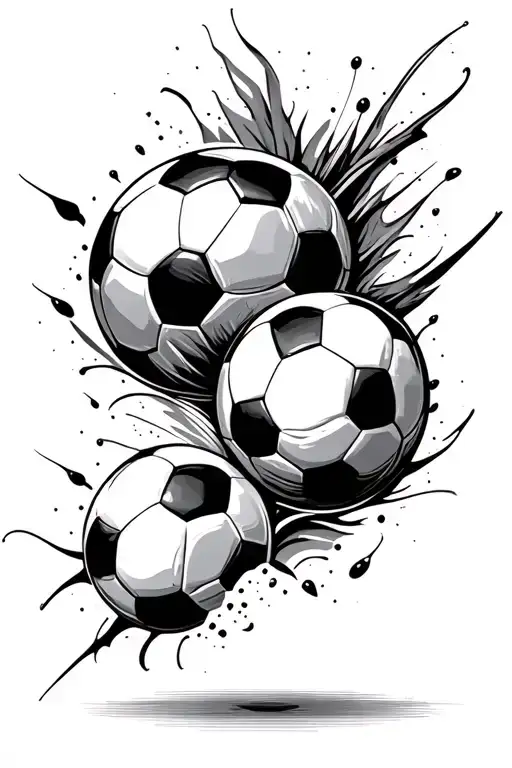 Soccer Ball Surrounded