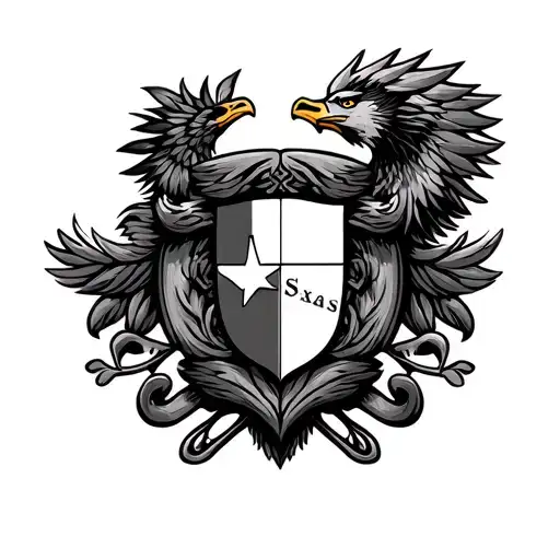 Create A Coat Of Arms Using Texas And Military Elements