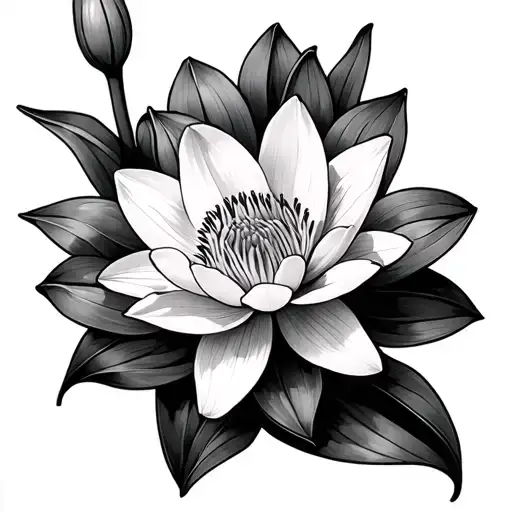 Daffodil And Water Lily