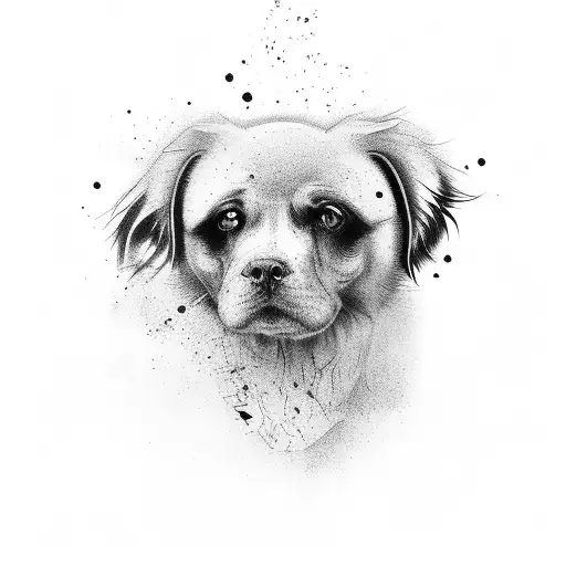 Full Black Cocker Portrait