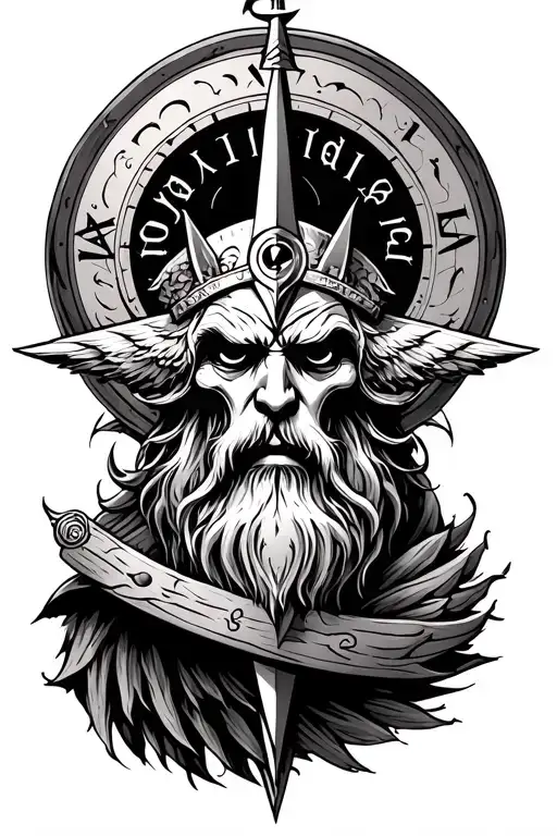 Odin Compass Surrounded