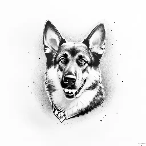 German Shepherd And Smooth Border Collie