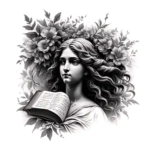 Statue Of A Woman And Bible Verses