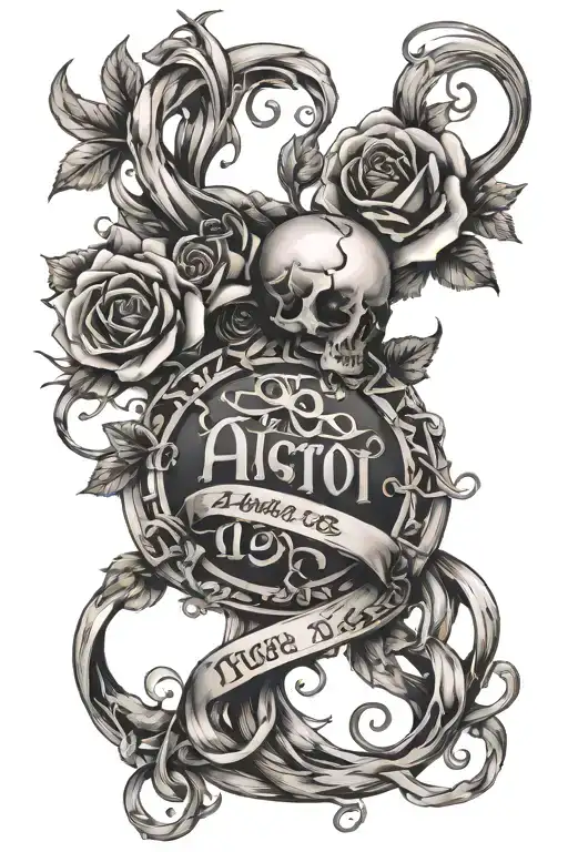 Design A Tattoo Featuring The Date August 18Th Intertwined With Anatomical Elements