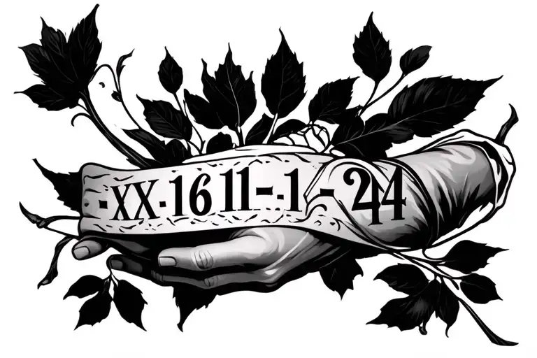 16-11-24 Tattooed Small In Roman Numerals Below The Inside Of An Elbow