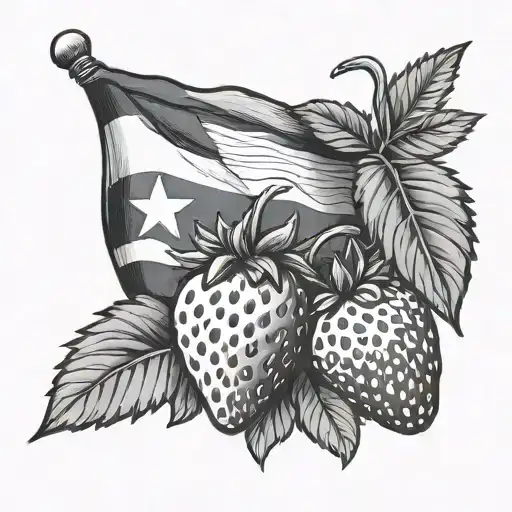 Cuban Flag Strawberry
