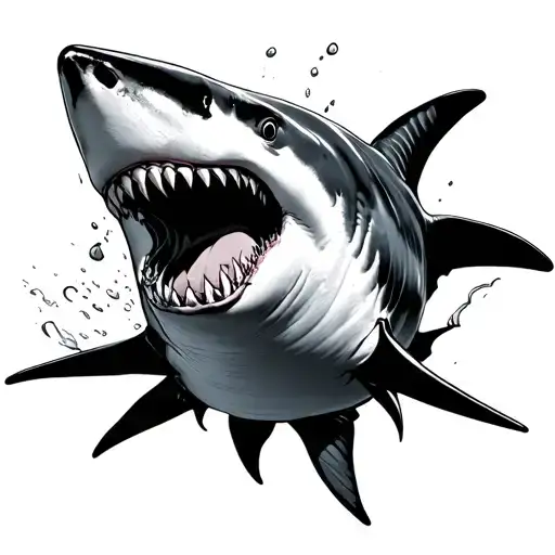 Shark Swimming Overhead No Face Showing