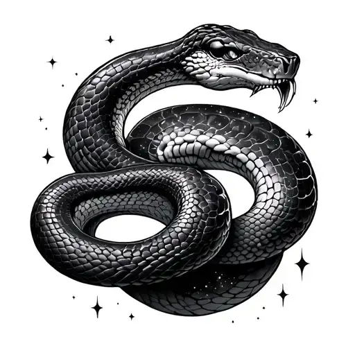 Mythology Of The Snake Of The Head Of Our Galaxy