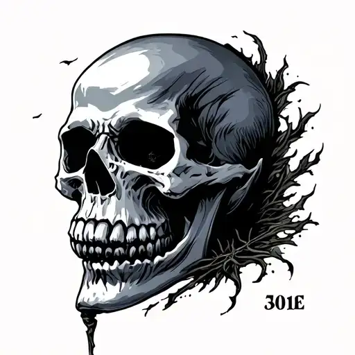 Small Vinyl With Death Date Very Simplistic