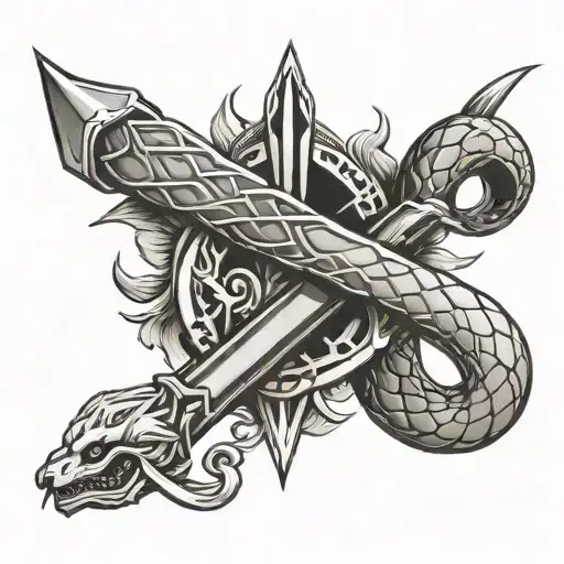 Dagger And Snake