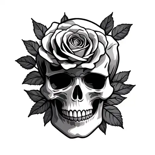 Skull And Roses