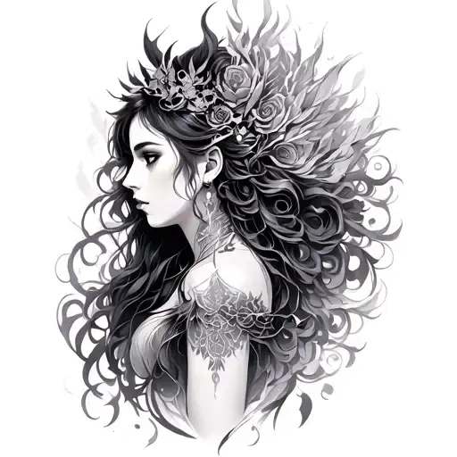 Anime Goddess And God Beautiful