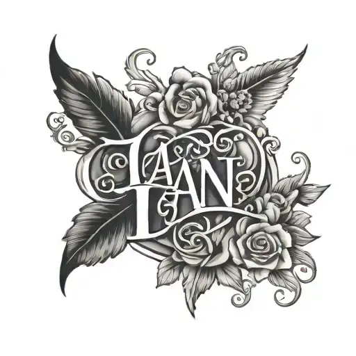 Name Ian With Family And Life Symbol